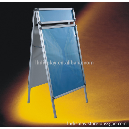 Double side poster frame stand ,A - board stand with fore head